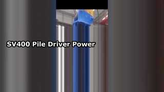 เครื่องตอกเสาเข็มด้านข้าง sv400