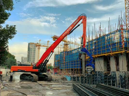 18 Meter Hydraulic Vibrating Pile Driver For 45 To 60 Ton Excavator