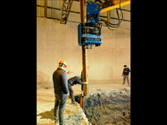Pile Driving Side Grip Vibro Hammer For Narrow Construction Spaces