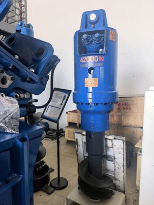 Hydraulic Earth Drilling Auger 42000N For 25-38 Tons Excavator