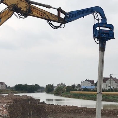 Versatile Pile Driver for PHC & RC Piles with Multi-Speed Control