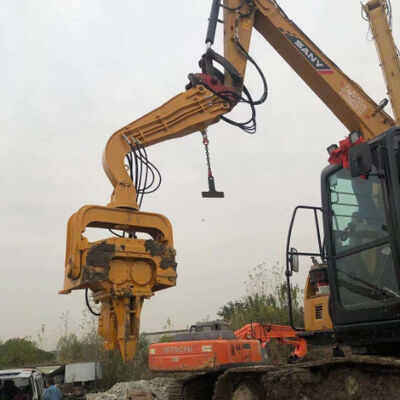 10m Sheet Pile Driver – Excavator & Boat Mounted & Hydraulic Power