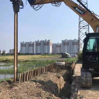 Sheet Pile & Cement Pile Driver – 12m Length & Excavator-Mounted Design