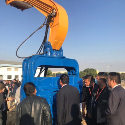 Hydraulic Sheet Pile Driver - 535 KN Force & 18m Depth For Excavator Multi-Pile Works