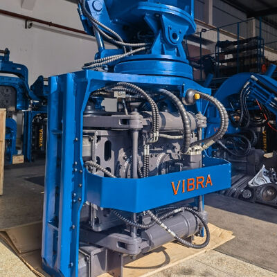 Side Grip Pile Driver SV-400 | 656KN Hydraulic Hammer for Tight Spaces