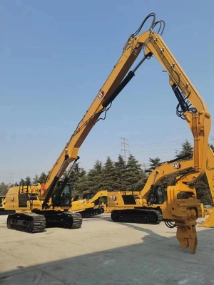 15 Meter Sheet Pile Driver Excavator Mounted Vibro Hammer For Hard Soil Condition