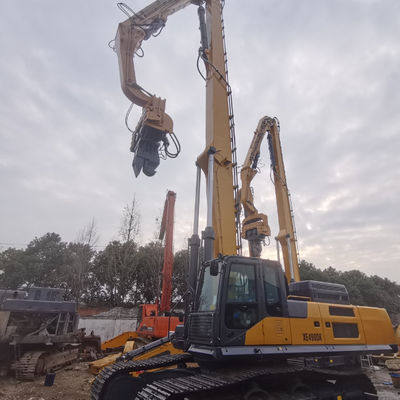 Hydraulic Press Sheet Pile Driver | 12M Depth | Efficient Installation | Versatile Application