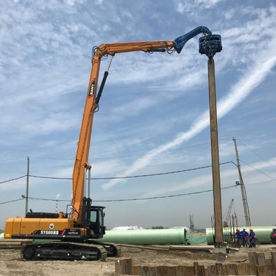 Precision Hydraulic Sheet Pile Driver – 15 Meter & Excavator Supported Efficiency
