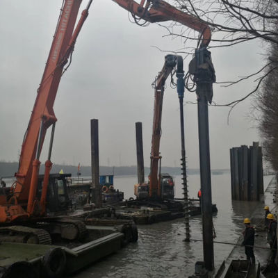 Precision Hydraulic Sheet Pile Driver – 15 Meter & Excavator Supported Efficiency