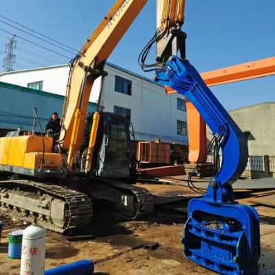 Environmental Friendly Pile Driver - Quiet Vibro Hammer & 180° Rotation Adjustment
