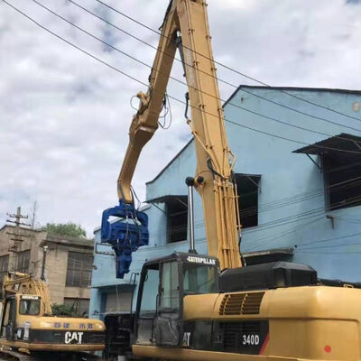 High-Visibility Yellow Pile Driver | Enhanced Safety & Multi-Functional Performance