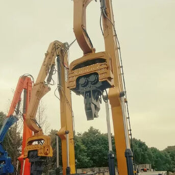 Hydraulic Pile Driver: 10-Ton Force & 12m Pile Length for Deep Foundation Projects