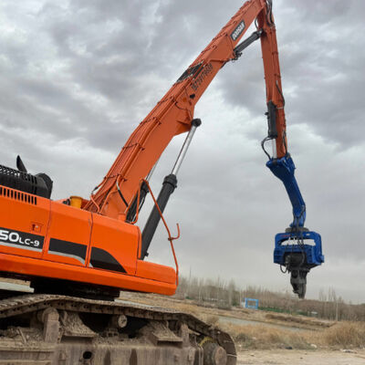 เครื่องตอกเสาเข็มไฮดรอลิก: แรงเหวี่ยง 485 kN และความยาวเสาเข็มสูงสุด 18 ม. สำหรับฐานรากแบบลึก