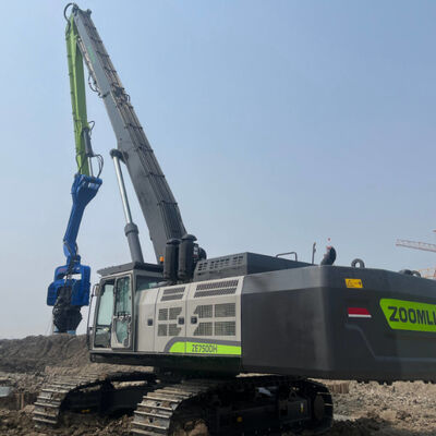 เครื่องตอกเสาเข็มไฮดรอลิก: ความสามารถในการดึง 2,000kN และเทคโนโลยีการตอกเสาเข็มเป็นมิตรกับสิ่งแวดล้อม