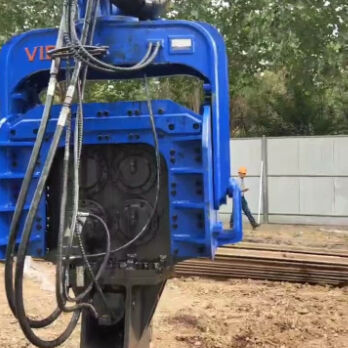 เครื่องตอกเสาเข็มแบบติดตั้งกับรถขุดอเนกประสงค์: ความลึกสูงสุด 24 ม. และความเข้ากันได้สากล