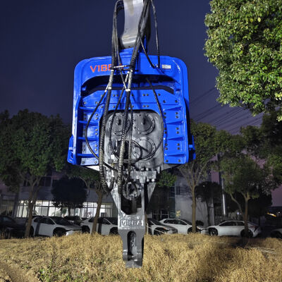 High-Torque Pile Driver for 65-75T Excavators: Four Eccentric Design