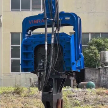 Maximum 1500kN Force Pile Driver on Integrated Four-Wheel Electric Chassis