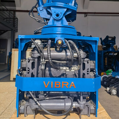 เครื่องตอกเสาเข็มด้านข้าง SV-400 | ค้อนไฮดรอลิก 656KN สำหรับพื้นที่แคบ