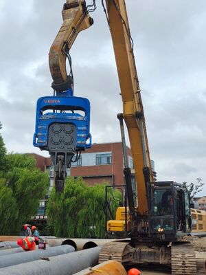 FV-600 Four Eccentric Pile Driver – Four Eccentric Mechanism System Manufacturers China & Exporters High Impact Energy Per Blow