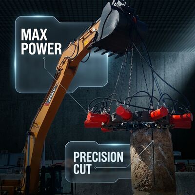 SP-600 เครื่องสกัดเสาเข็มไฮดรอลิกแบบ Static Crushing ขนาดกะทัดรัดพิเศษ โซลูชันการรื้อถอนในพื้นที่จำกัดสำหรับเสาเข็มขนาด 200-800 มม.