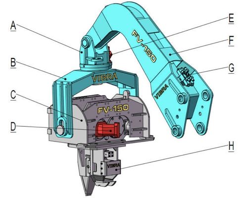 Vibro Hammer - 6m Piling Depth & Flexible Operation