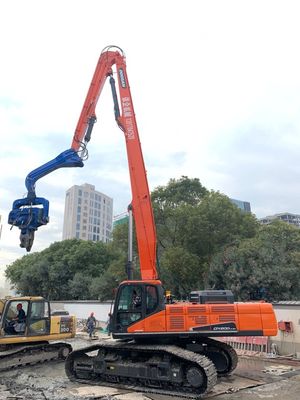 18 Meter Hydraulic Vibrating Pile Driver For 45 To 60 Ton Excavator