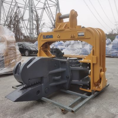 350kn Excavator Mounted Sheet Pile Driver 3200rpm 18m ความยาว